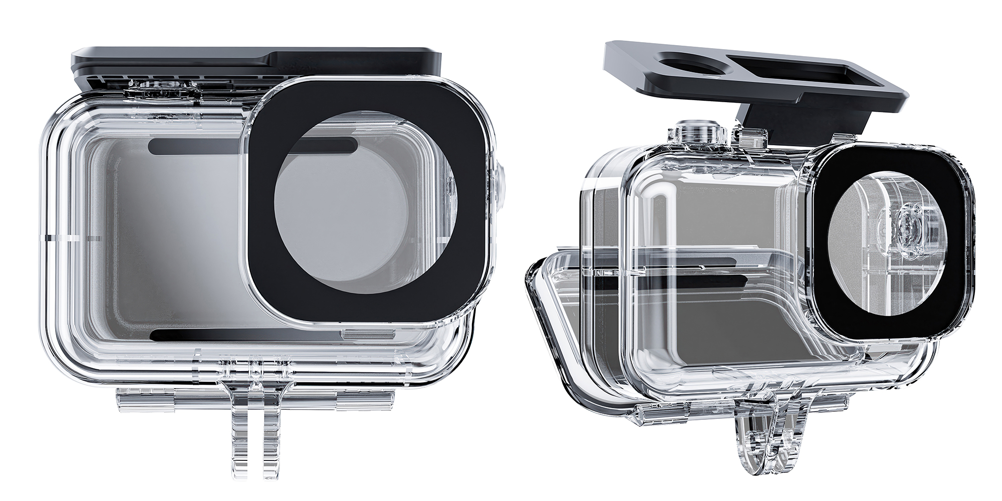 Obudowa wodoodporna Telesin OA-WTP-003 do kamer DJI Action 3 / 4 / 5 Pro